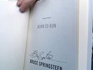 Bruce Springsteen signed Born to Run Memoir