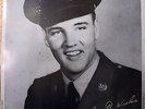 Elvis Presley RARE Army PHOTO Original from King Creole Album MOSS Picture