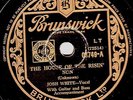 JOSH WHITE BLUES 78 STRANGE FRUIT / THE HOUSE OF THE RISING SUN  BRUNS 03749 EX-