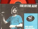 MICK JAGGER&DESTROYERS-ROLLING STONES-RARE EP-45-PS- FIVE BY FIVE ALIVE-RED WAX