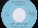 Northern Soul 45 FLINT EMERALDS Just Like A Baby GATEWOOD HEAR