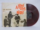 THE BEATLES A HARD DAY'S NIGHT RED WAX LP Japan Pressing Vinyl Odeon OP-8147