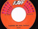 Latin Psych 45 LARRY SONN Caminos Del Mal (Evil Ways Cover) Discos Raff HEAR