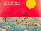SING-IN BOULDER Let's Be Real LP Owl 1971 PRIVATE PSYCH FOLK Propinquity SEALED