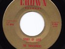 Doo Wop R&B 45 THE TREASURES Story Of Love/I Walk With An Angel Crown HEAR Rare