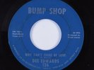 Northern Soul Funk 45 DEE EDWARDS Why Can't There Be Love BUMP SHOP HEAR