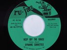 Funk 45 DYNAMIC CORVETTES Keep Off The Grass RU-JAC NM HEAR