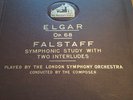 ELGAR FALSTAFF SYMPHONIC STUDY WITH TWO INTERLUDES LONDON SYMPHONY ORCHESTRA