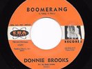 Popcorn Teener 45 DONNIE BROOKS Boomerang/How Long Era HEAR Promo