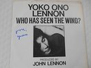 Beatles John Lennon picture sleeve signed by Yoko Ono