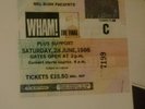 Wham  TOUR PROGRAMME The Final Tour Concert '86 George Michael & TICKET & INSERT