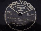EMMA BOYNET transcriptions italiennes / POLYDOR
