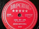 ROSE MITCHELL - Baby Please Don't Go - IMPERIAL 5260 r&b blues 78 rpm EX