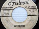 RAMBLERS doowop r&b promo 45 HEAVEN & EARTH / DON'T YOU KNOW strong vg dm446