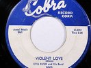 OTIS RUSH & BAND-VIOLENT LOVE / MY LOVE WILL ON COBRA R&B BLUES 45-VG+,