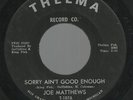 DETROIT NORTHERN SOUL-THELMA 107-JOE MATTHEWS-SORRY AIN'T GOOD ENOUGH-45-NICE