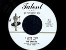 THE DREAMS I LOVE YOU b/w POPEYE TALENT VERY RARE R&B DOO-WOP 45 EX/NM CONDITION