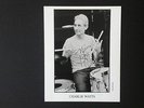 CHARLIE WATTS, of the rolling stones, signed photograph.