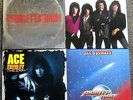 KISS; 4 LP Lot; DOUBLE PLATINUM; LICK IT UP; FREHLEY'S COMET; TROUBLE WALKIN'