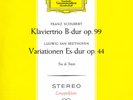 DGG SLPM-138053 Red Stereo SCHUBERT Piano Trio BEETHOVEN Vars TRIO DI TRIESTE NM