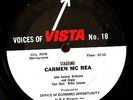 VOICES OF VISTA No18.CARMEN MC REA.PAUL REVERE AND THE RAIDERS.CONNIE FRANCIS.LP