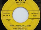 HEAR IT  RARE NORTHERN SOUL 45 - BABY WASHINGTON 'Been A Long Time Baby' Doo Wop