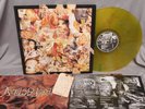 Carcass reek of putrefaction LP YELLOW SPLATTER death metal morbid angel earache