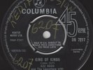 UK SKA 45 - EZZ RECO & LAUNCHERS - KING OF KINGS / BLUE BEAT DANCE - LISTEN - NM