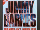 JIMMY BARNES - Too Much Ain't Enough Love Vinyl 12