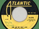 CARDINALS You Are My Only Love / Lovie Darling 45rpm Atlantic 1953 1st press