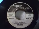 JOE TUCKER Who Knows?/The Vampire PROMO Vinyl 45 - Early Rock 'n' Roll