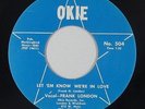 Rockabilly 45 - Frank London - Let 'Em Know We're In Love - Okie - mp3 obscure