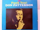 DON PATTERSON-FUNK YOU ON PRESTIGE JAZZ LP-VG++, SONNY STITT