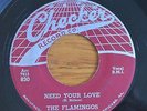 45 The Flamingos CHECKER 830  R&B Doo-Wop VG+