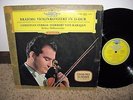 CHRISTIAN FERRAS; BRAHMS VIOLIN CONCERTO IN D MAJOR; KARAJAN-DGG Red STEREO-LP