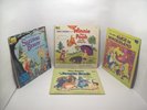 4 disney vinyl records storybook-pooh-jungle book-alice-sleeping beauty-tested