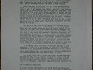 GG ALLIN SIGNED MISSION STATEMENT *Autographed by GG in 1991* antiseen hank3 g g