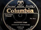 COLUMBIA 14301-D  THE CHICKASAW SYNCOPATORS Chickasaw Stomp/ Memphis Rag