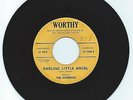 RARE DOO WOP 45 INTERIORS DARLING LITTLE ANGEL ON WORTHY VG+ ORIGINAL  2ND PRESS