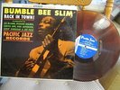 BUMBLE BEE SLIM BACK IN TOWN GREAT BLUES LP COLOR VINYL PACIFIC JAZZ A-4023