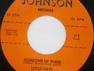 LITTLE NATE THE CHRYSLERS Someone Up There & Cry Baby 45 JOHNSON 318 EX DOO-WOP