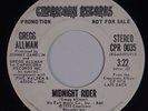 GREGG ALLMAN: Midnight Rider USA Brothers PROMO Capricorn ’73 WLP 45 NM-