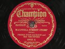 78 RPM -- King Mutt (as Frisky Foot Jackson), Champion 40043, E-V+/E-  Jazz