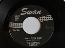 Beatles. She Loves You. Swan. 1964 Reco-Art Phila.  Black label.  NM