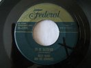THE DOMINOS DOO WOP 45 ON GOLD TOP FEDERAL 12105 I'D BE SATISFIED
