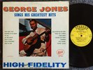 GEORGE JONES Sings His Greatest Hits STARDAY SLP 150 orig MONO VG+/VG++ LP