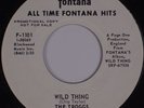 THE TROGGS: Wild Thing / With a Girl Like You FONTANA DJ PROMO ’66 Garage