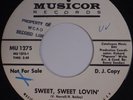THE PLATTERS: Sweet Sweet Lovin’ USA Northern Soul DJ PROMO Musicor 45 NM-