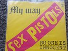 SEX PISTOLS MY WAY/NO ONE IS INNOCENT SCARCE ITALY