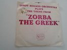 LEROY HOLMES ORCHESTRA ZORBA THE GREEK  RARE ISRAELI EP